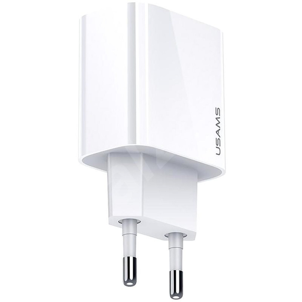 Сетевое зарядное устройство Usams US-CC118 T34 PD Fast Travel Charger 20W (EU) White (CC118TC01)