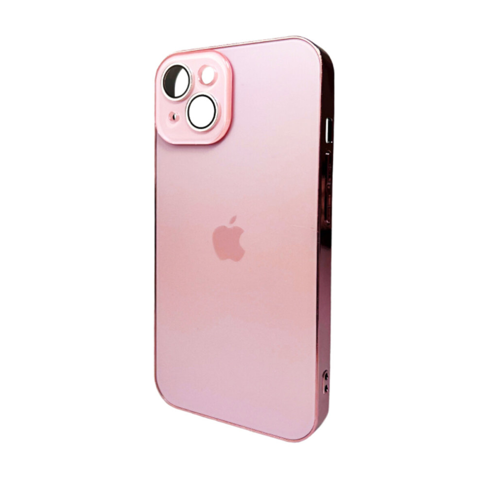 Чехол для смартфона AG Glass Sapphire Frame MagSafe Logo для Apple iPhone 14 Розовый (AGSappiFRP14Pink)