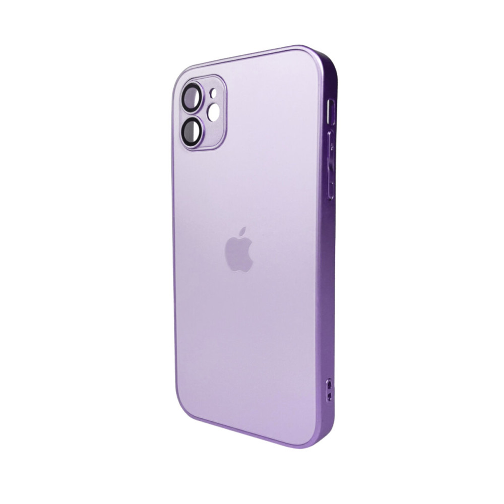 Чехол для смартфона AG Glass Matt Frame Color Logo для Apple iPhone 11 Светло-фиолетовый (AGMattFrameiP11LPurple)