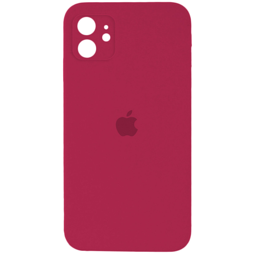 Чехол для смартфона Silicone Full Case AA Camera Protect для Apple iPhone 11 35,Марун (FullAAi11-35)