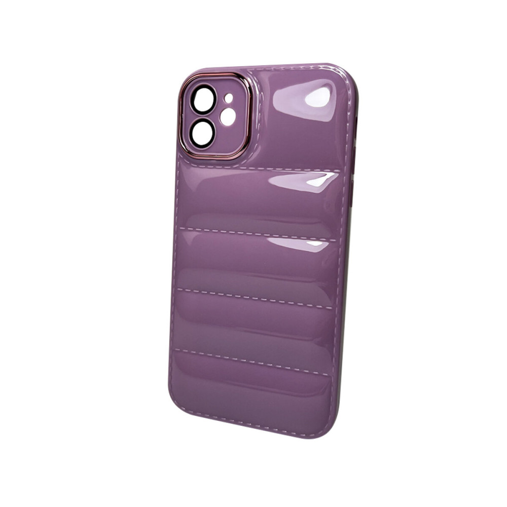 Чехол для смартфона Down Jacket Frame для Apple iPhone 12 Пурпурный (DoJacFrameiP12Purple)