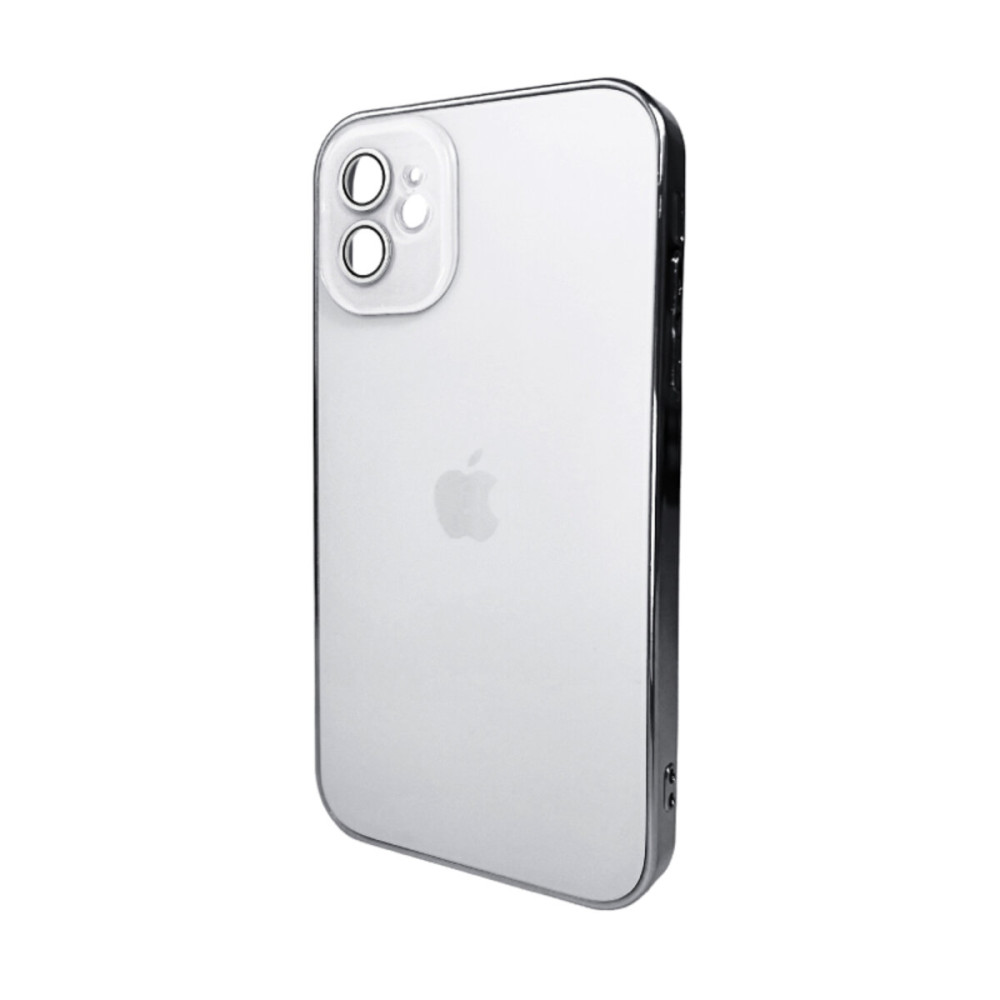 Чехол для смартфона AG Glass Sapphire Frame MagSafe Logo для Apple iPhone 12 Белый (AGSappiFRP12White)