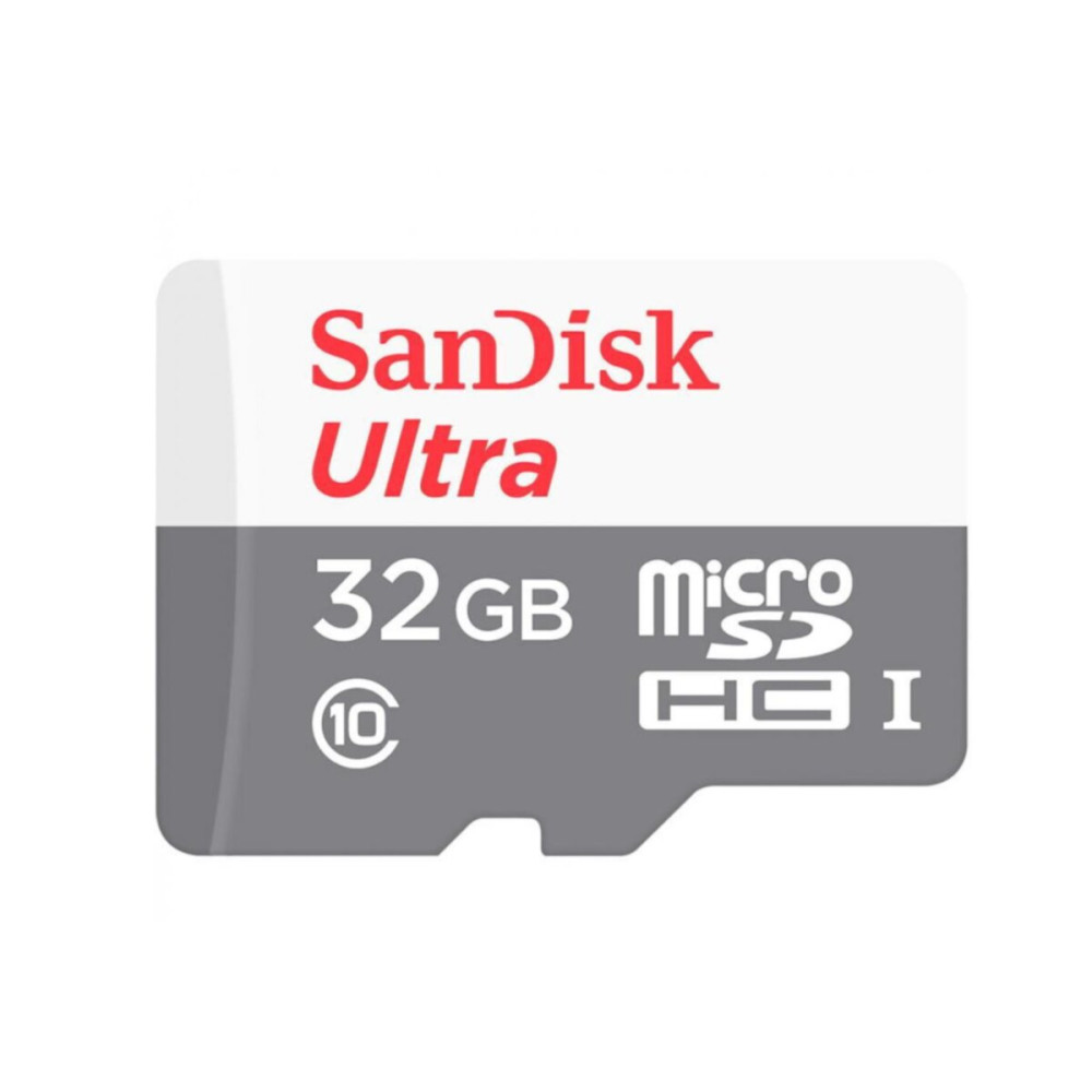 microSDHC (UHS-1) SanDisk Ultra 32Gb класс 10 A1 (100Mb/с) (адаптер SD) (SDSQUNR-032G-GN3MA)