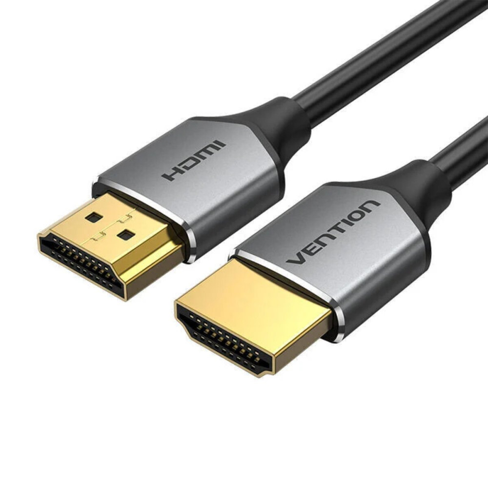 Кабель Vention Ultra Thin HDMI Male to Male HD v2.0 Cable 2M Серый алюминиевый сплав Type (ALEHH) (ALEHH)