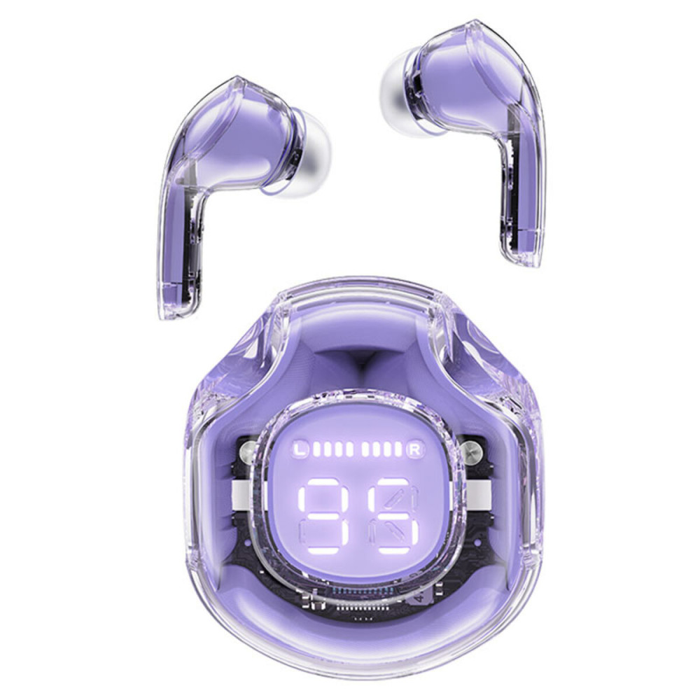 Наушники ACEFAST T8 Crystal color (2) bluetooth-наушники Alfalfa Purple (AFT8AP)