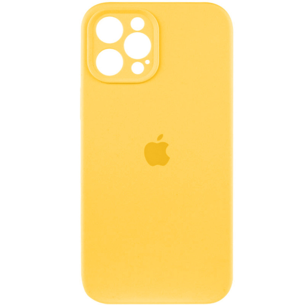 Чехол для смартфона Silicone Full Case AA Camera Protect для Apple iPhone 11 Pro Max 56, Солнечно-желтый (FullAAi11PM-56)