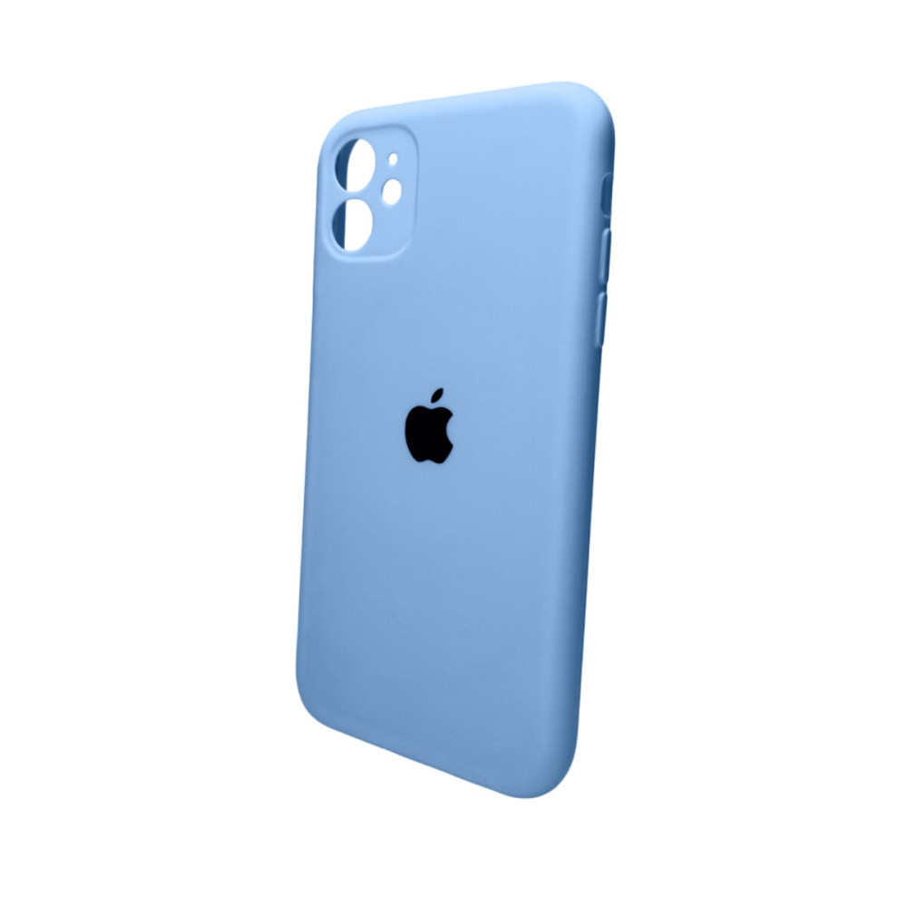 Чехол для смартфона Silicone Full Case AA Camera Protect для Apple iPhone 11 Pro Max круглый 49, Василёк (FullAAKPi11PM-49)