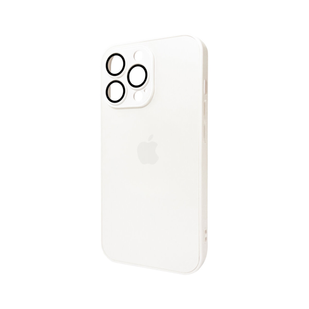 Чехол для смартфона AG Glass Matt Frame Color Logo для Apple iPhone 11 Pro Перламутровый белый (AGMattFrameiP11PWhite)