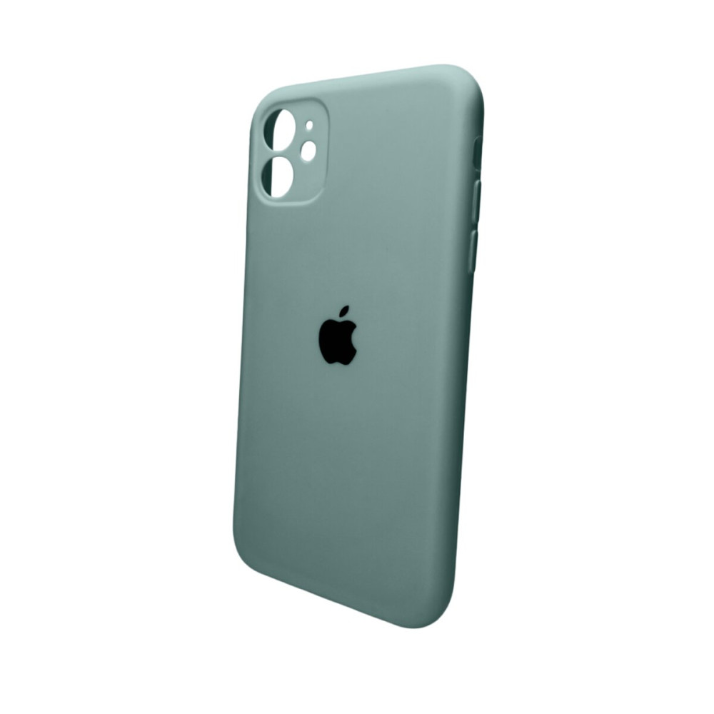 Чехол для смартфона Silicone Full Case AA Camera Protect для Apple iPhone 11 круглый 46, Pine Green (FullAAKPi11-46)