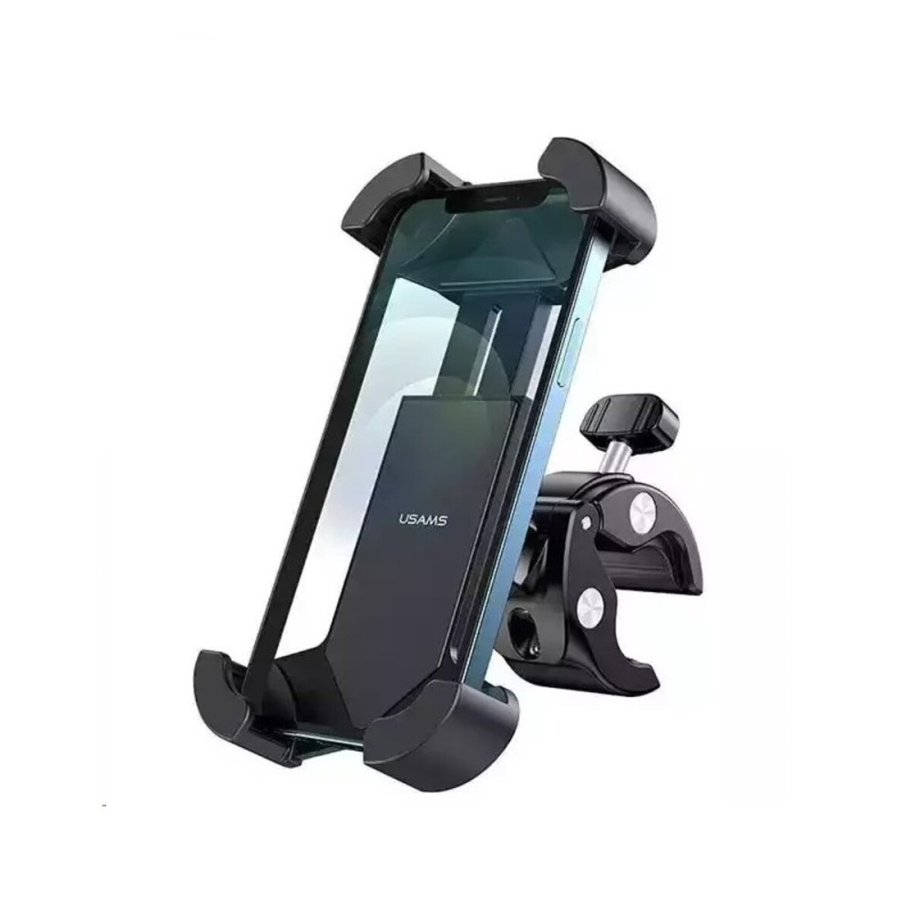 Велотримач для мобильного Usams US-ZJ064 Cycling Shockproof Phone Holder Black (ZJ064ZJ01)