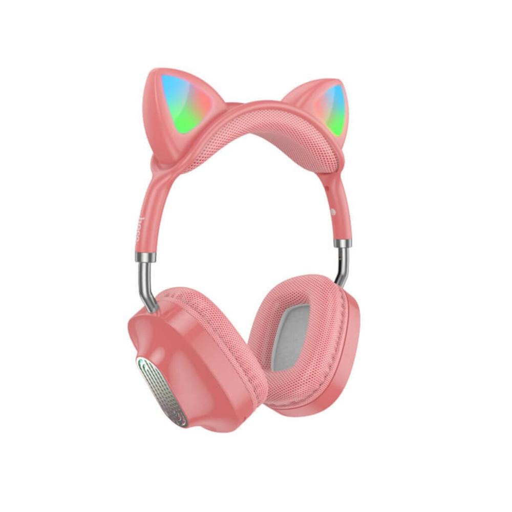 Наушники HOCO ESD13 Skill cat ear BT headphones Pink (6931474788047)