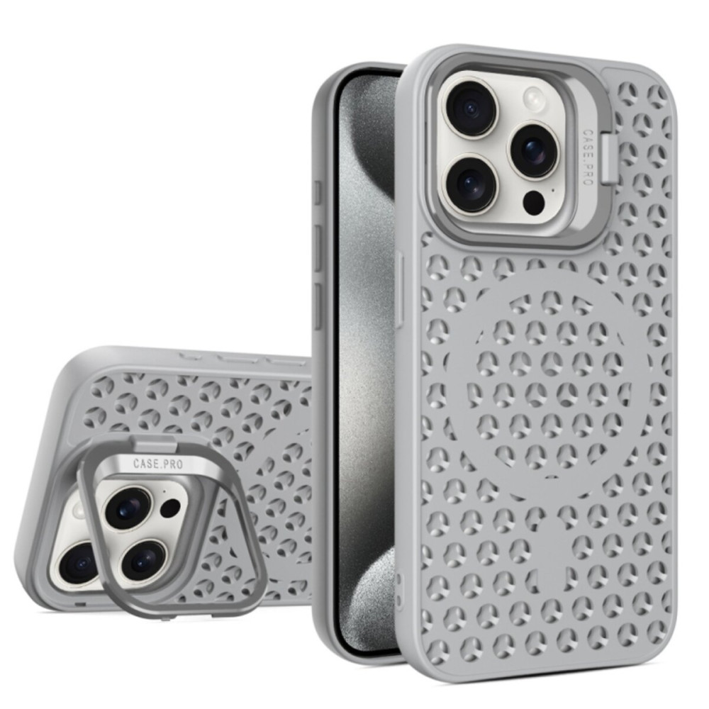 Чехол для смартфона Cosmic Grater Stand для Apple iPhone 15 Pro серый (GRASTiP15PGrey)