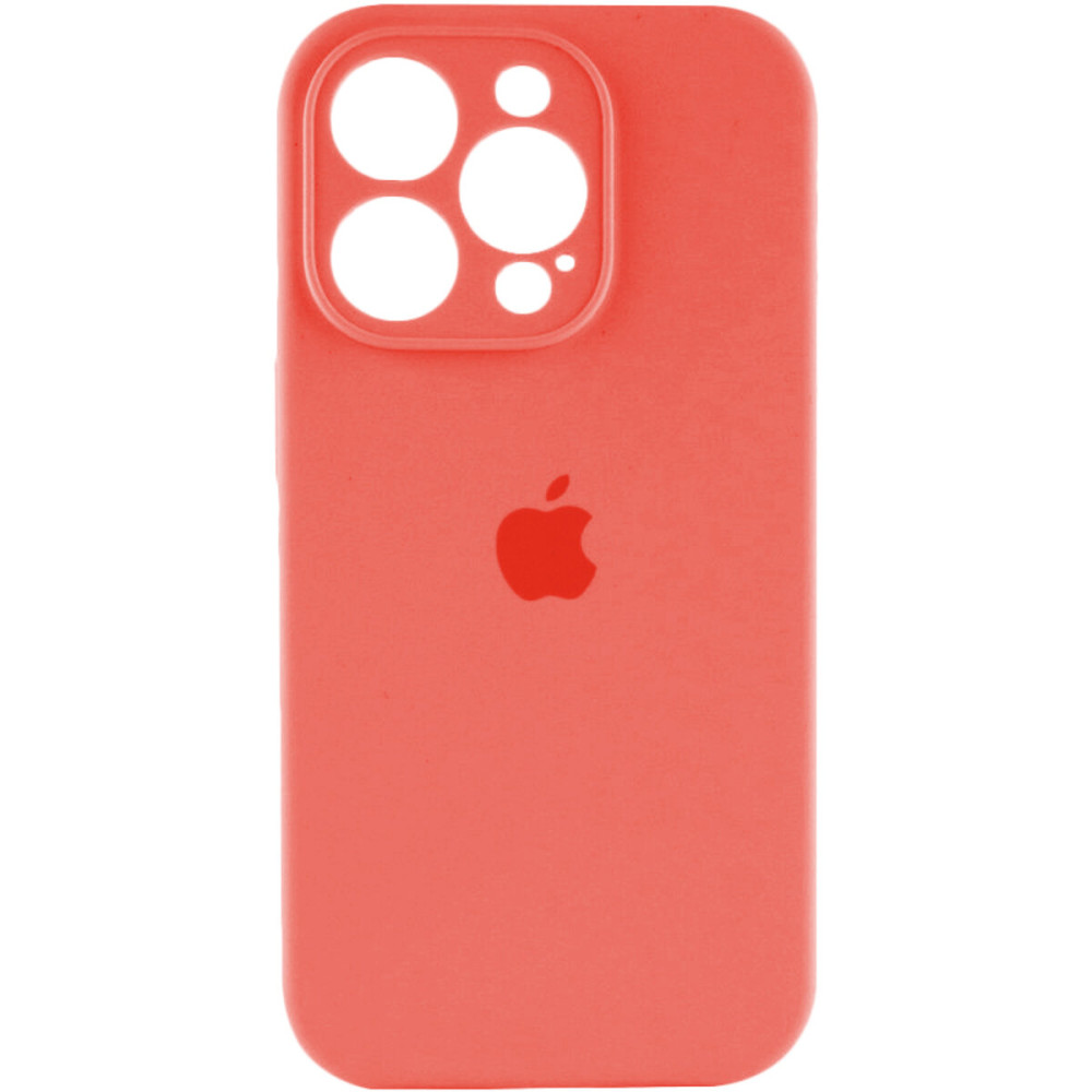 Чехол для смартфона Silicone Full Case AA Camera Protect для Apple iPhone 14 Pro Max 18, Peach (FullAAi14PM-18)