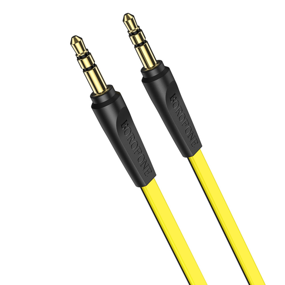 Аудио-кабель BOROFONE BL6 AUX audio cable 1m Жёлтый (BL6-1Y)