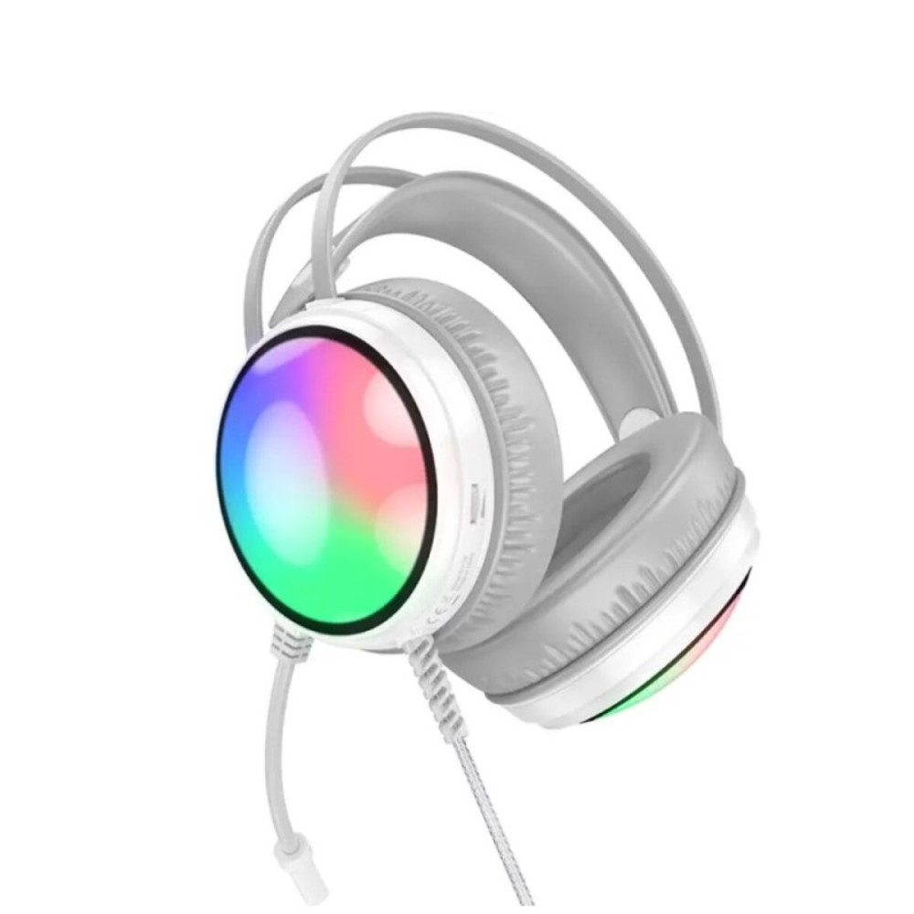 Наушники BOROFONE BO108 Flame gaming headphones White (6941991105920)