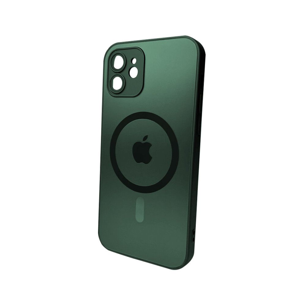 Чехол для смартфона AG Glass Matt Frame Color MagSafe Logo для Apple iPhone 11 Cangling Green (AGMattFrameMGiP11Green)