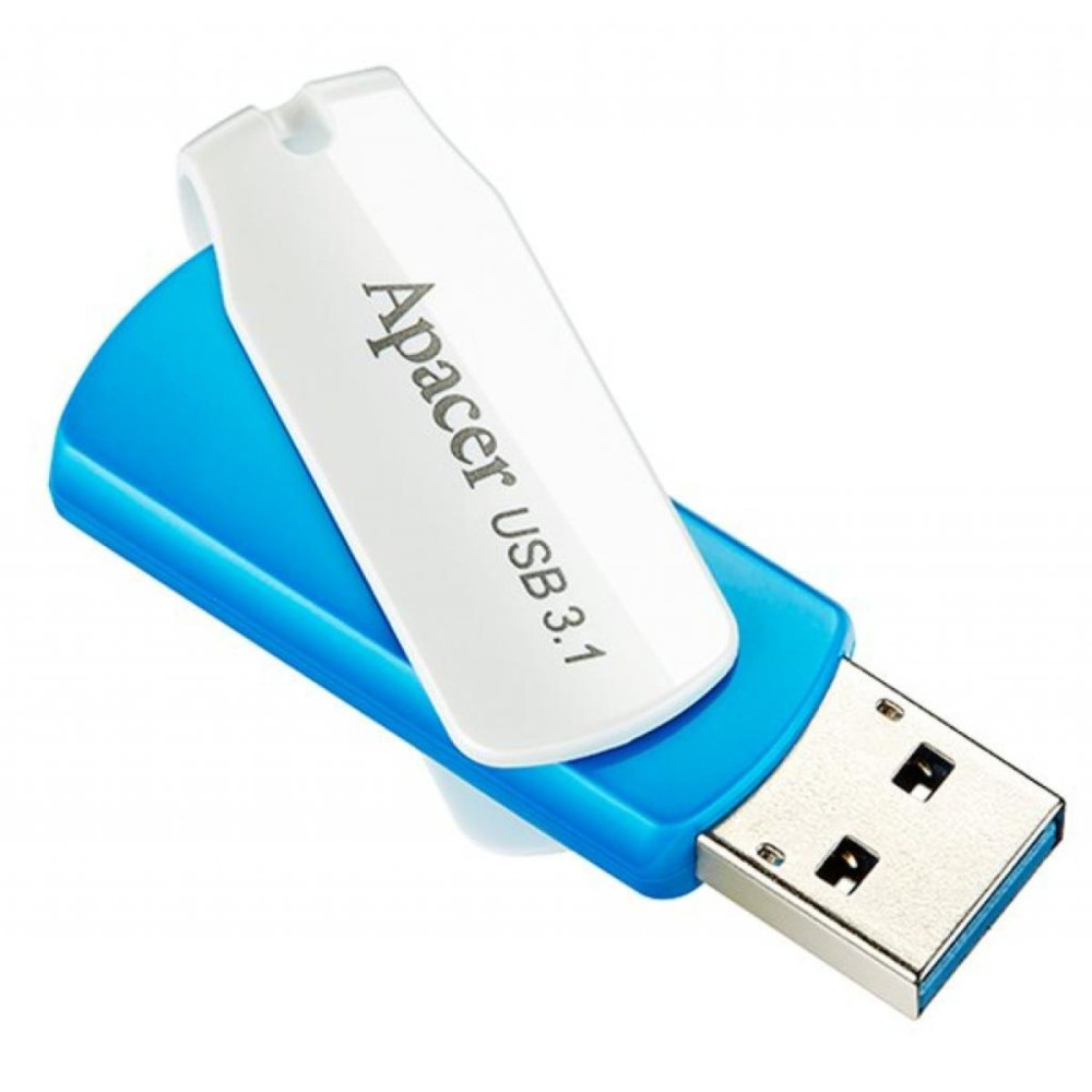 Flash Apacer USB 3.1 AH357 64GB Синий (AP64GAH357U-1)