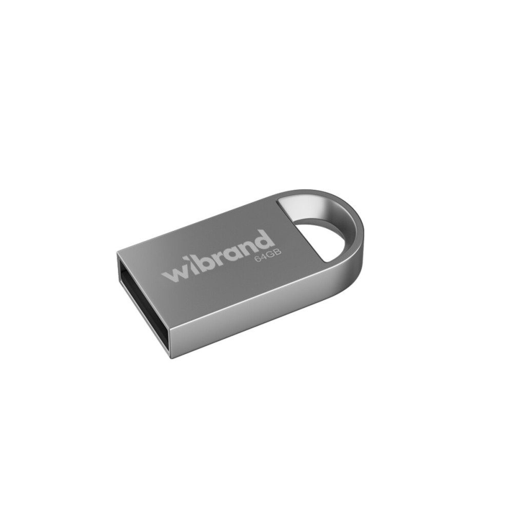 Flash Wibrand USB 2.0 Lynx 64Gb серебристый (WI2.0/LY64M2S)