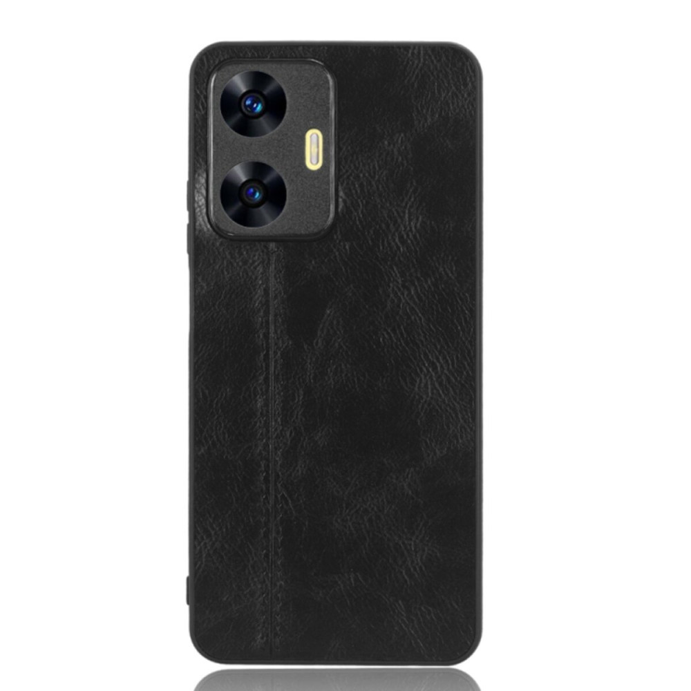 Чехол для смартфона Cosmiс Leather Case для Realme C55 Черный (CoLeathRealC55Black)