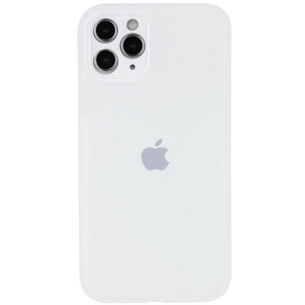 Чехол для смартфона Silicone Full Case AA Camera Protect для Apple iPhone 12 Pro 8, Белый (FullAAi12P-8)