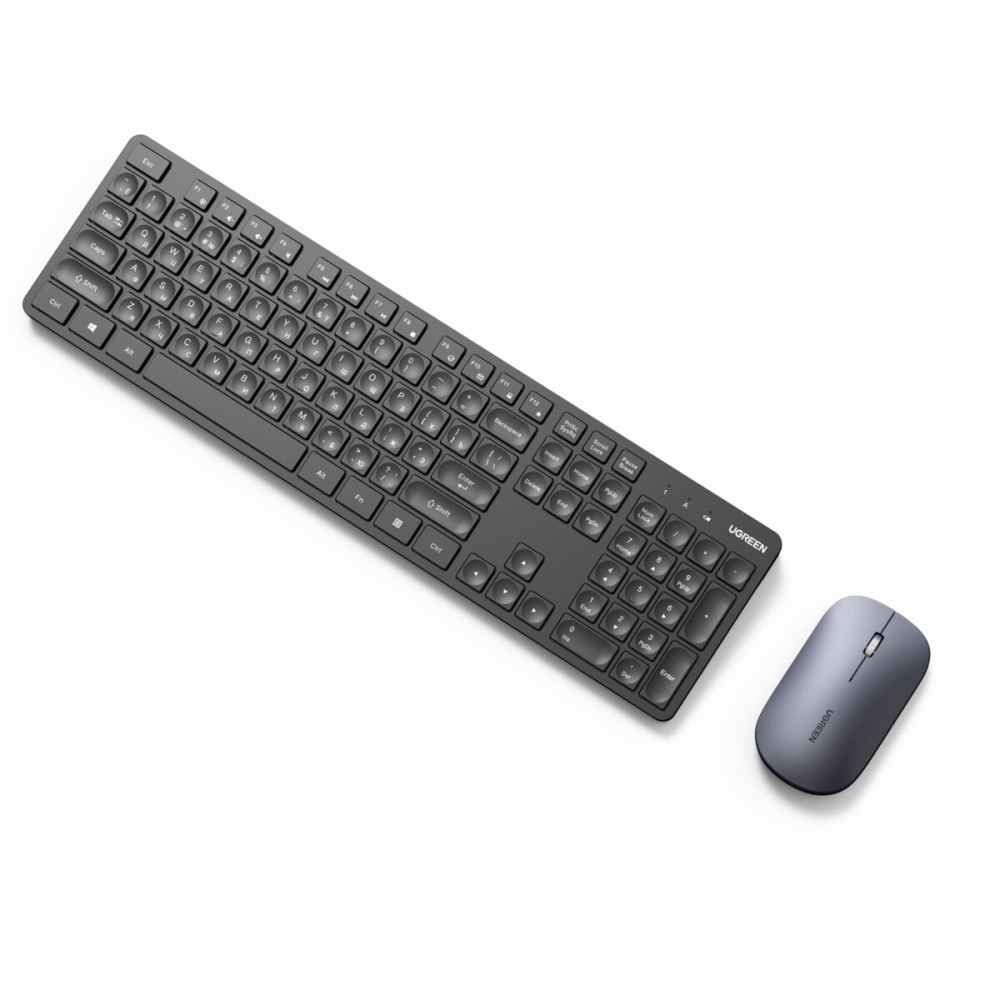 Комплект с манипулятора мыши и клавиатуры UGREEN Wireless Keyboard and Mouse Combo (UGR-15225)