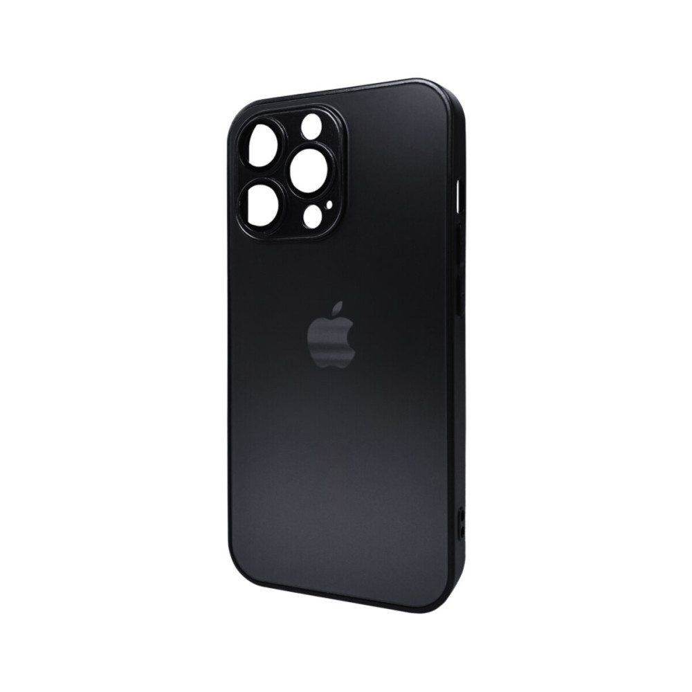 Чехол для смартфона AG Glass Matt Frame Color Logo для Apple iPhone 11 Pro Графитовый черный (AGMattFrameiP11PBlack)