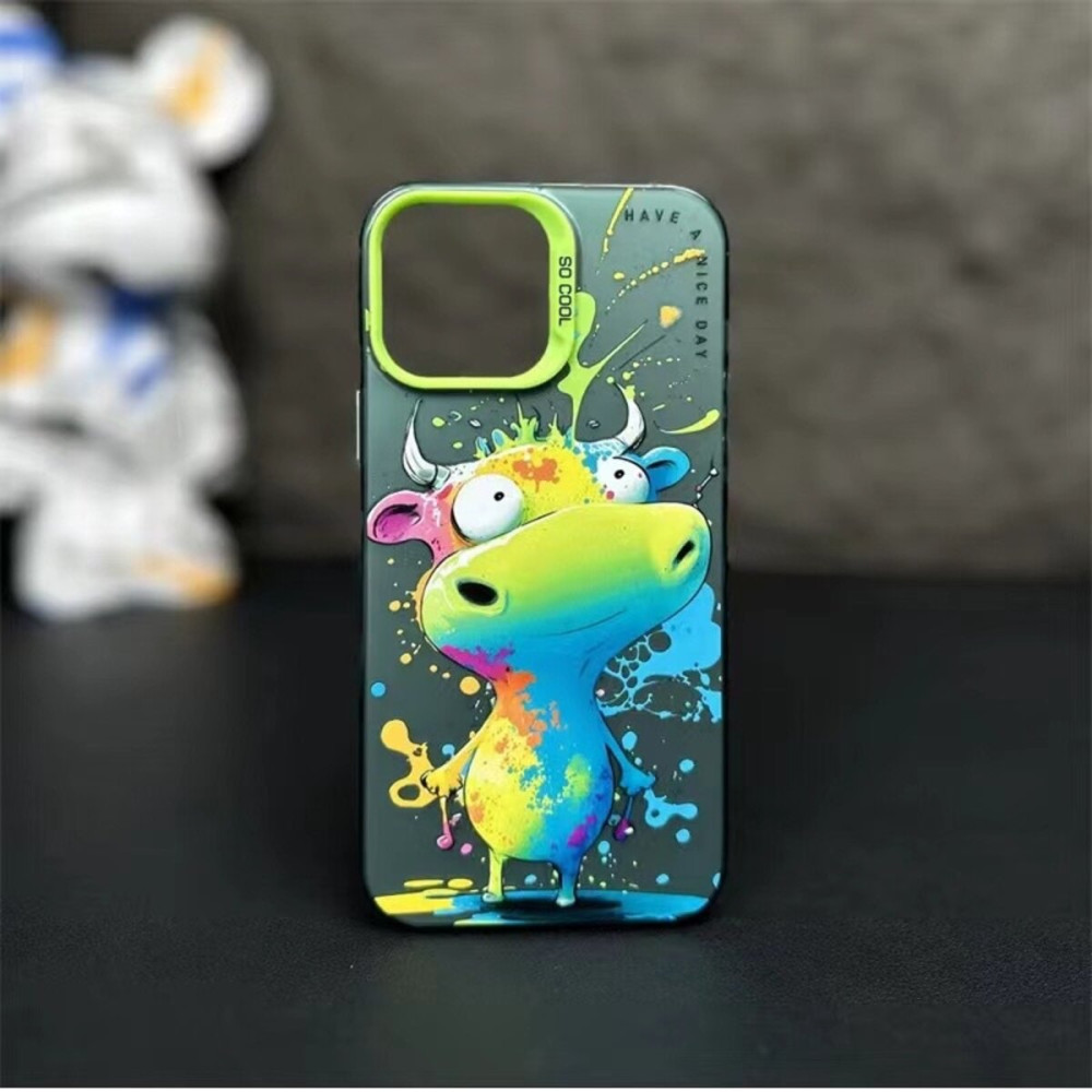 Чехол для смартфона So Cool Print для Apple iPhone 12/12 Pro 23,Корова (SoColI12-23-Cow)