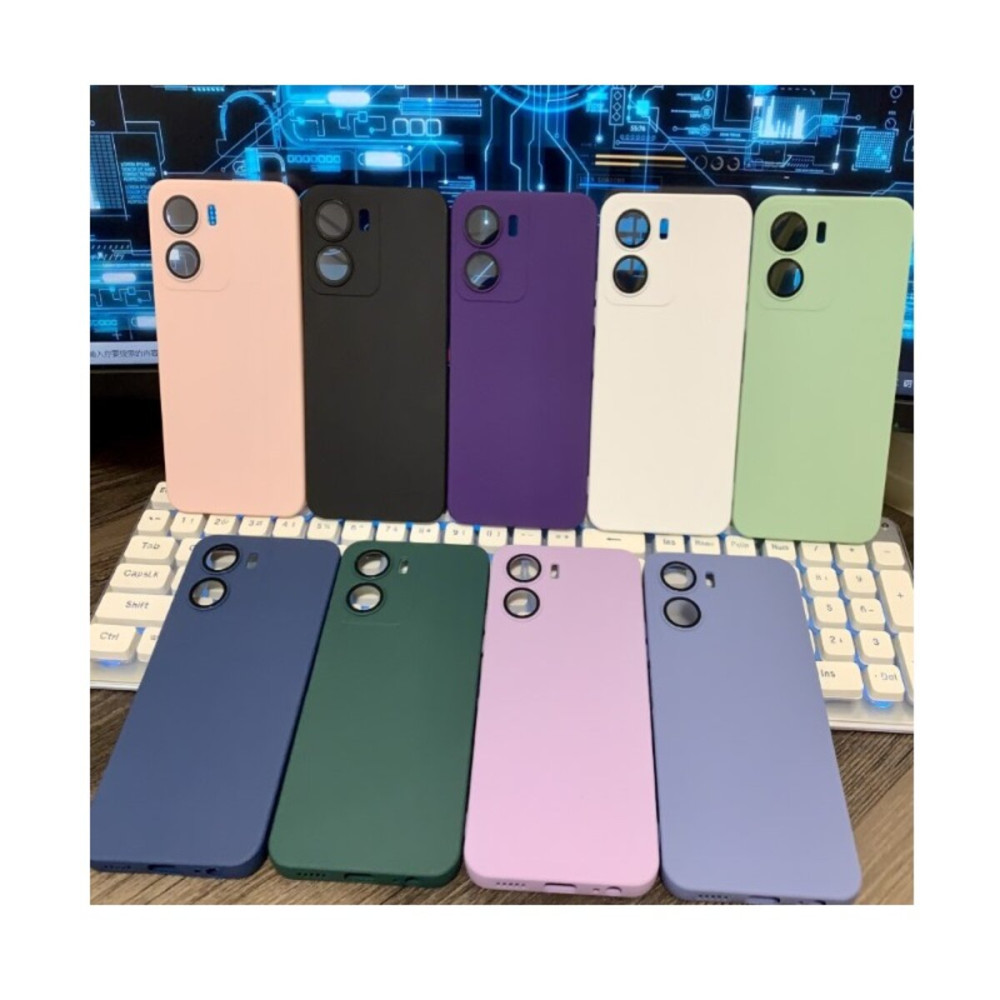 Чехол для смартфона Cosmiс Soft Case Glass Cam для Poco M5s Слива (CoSoftPoM5sPlum)