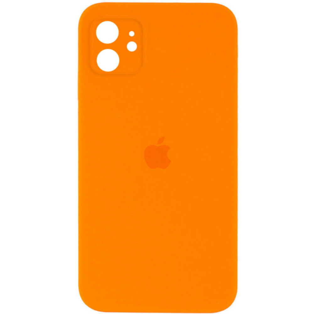 Чехол для смартфона Silicone Full Case AA Camera Protect для Apple iPhone 12 52, Оранжевый (FullAAi12-52)