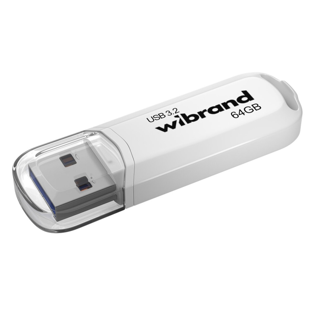 Flash Wibrand USB 3.2 Gen1 Marten 64GB белый (WI3.2/MA64P10W)