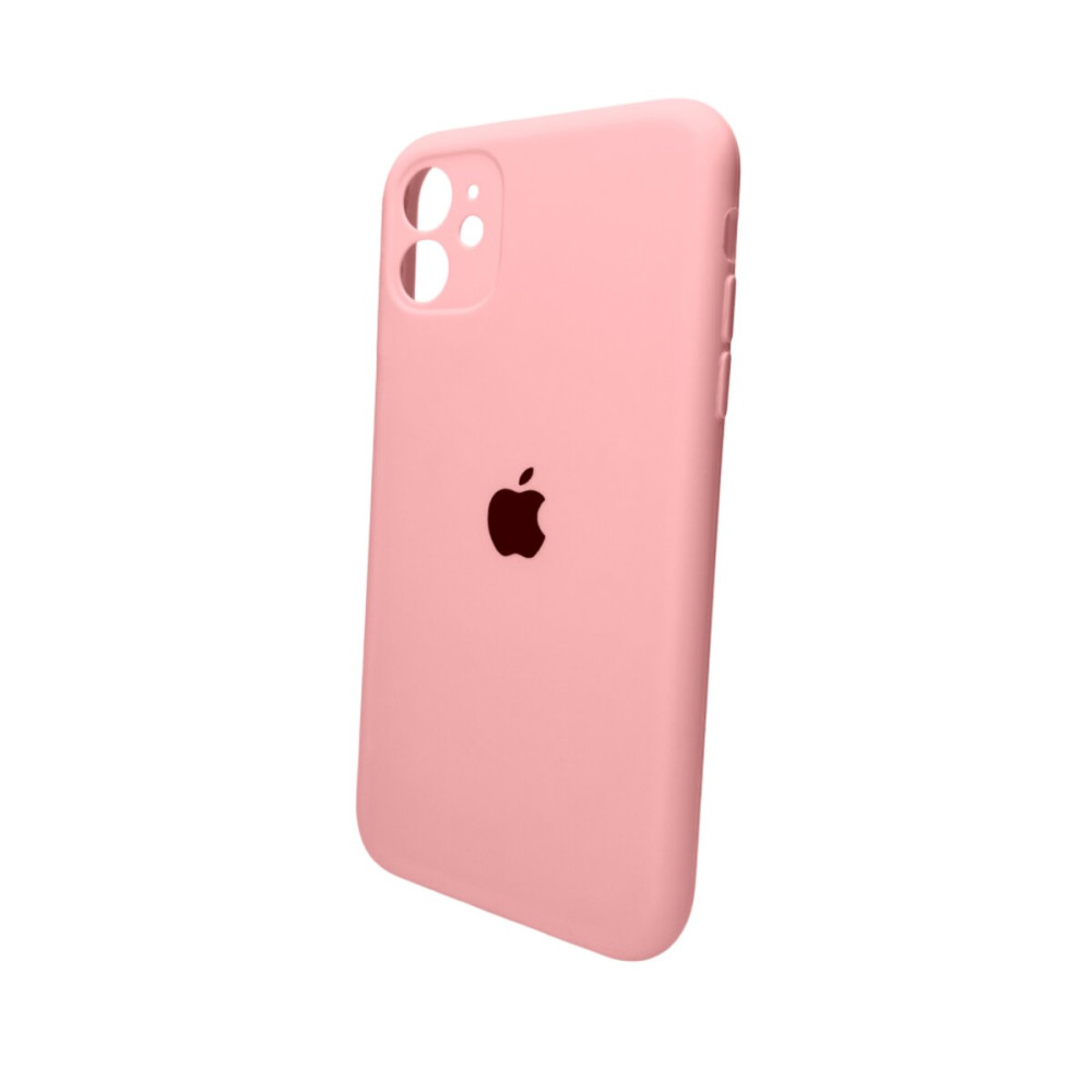 Чехол для смартфона Silicone Full Case AA Camera Protect для Apple iPhone 11 круг 41,Розовый (FullAAKPi11-41)