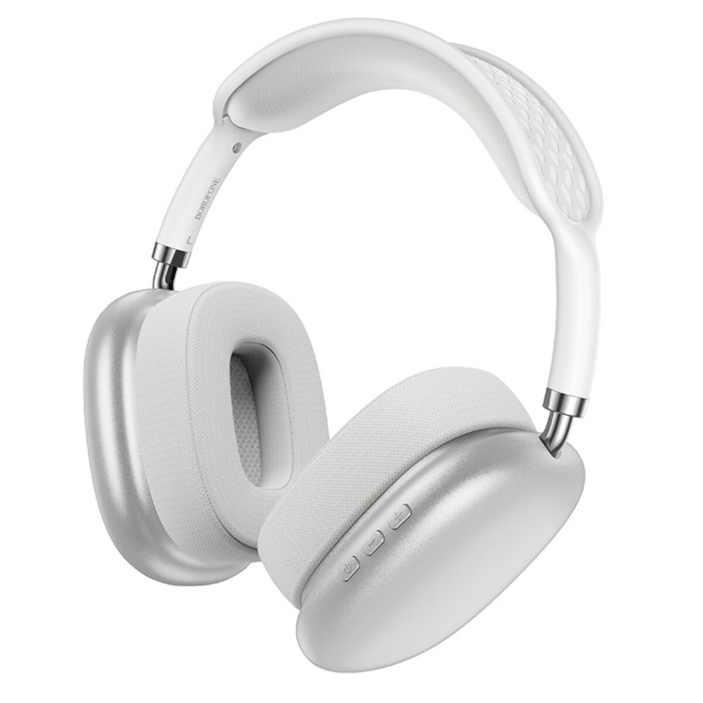 Наушники BOROFONE DBO06 Cool shadow BT headphones Silver (6941991100314)