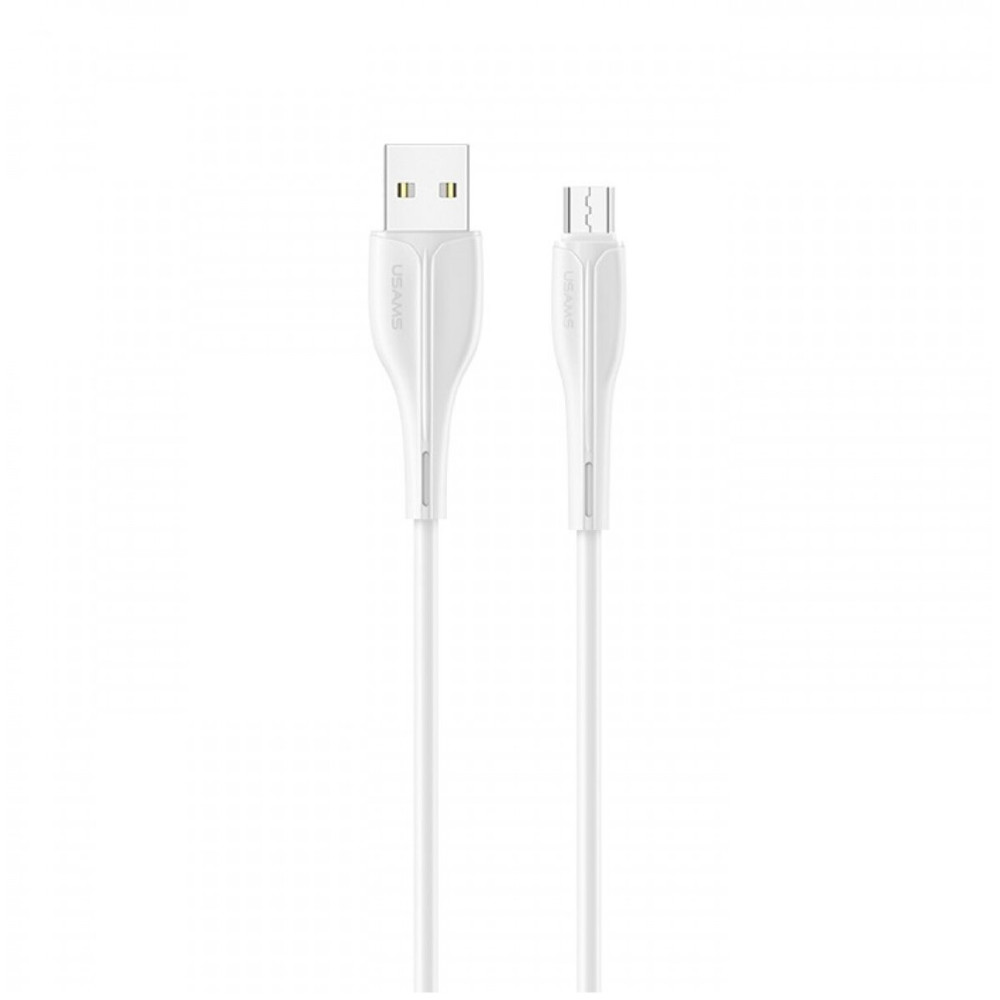 Кабель Usams US-SJ373 U38 Micro Charging and Data Cable 1m White (SJ373USB02)