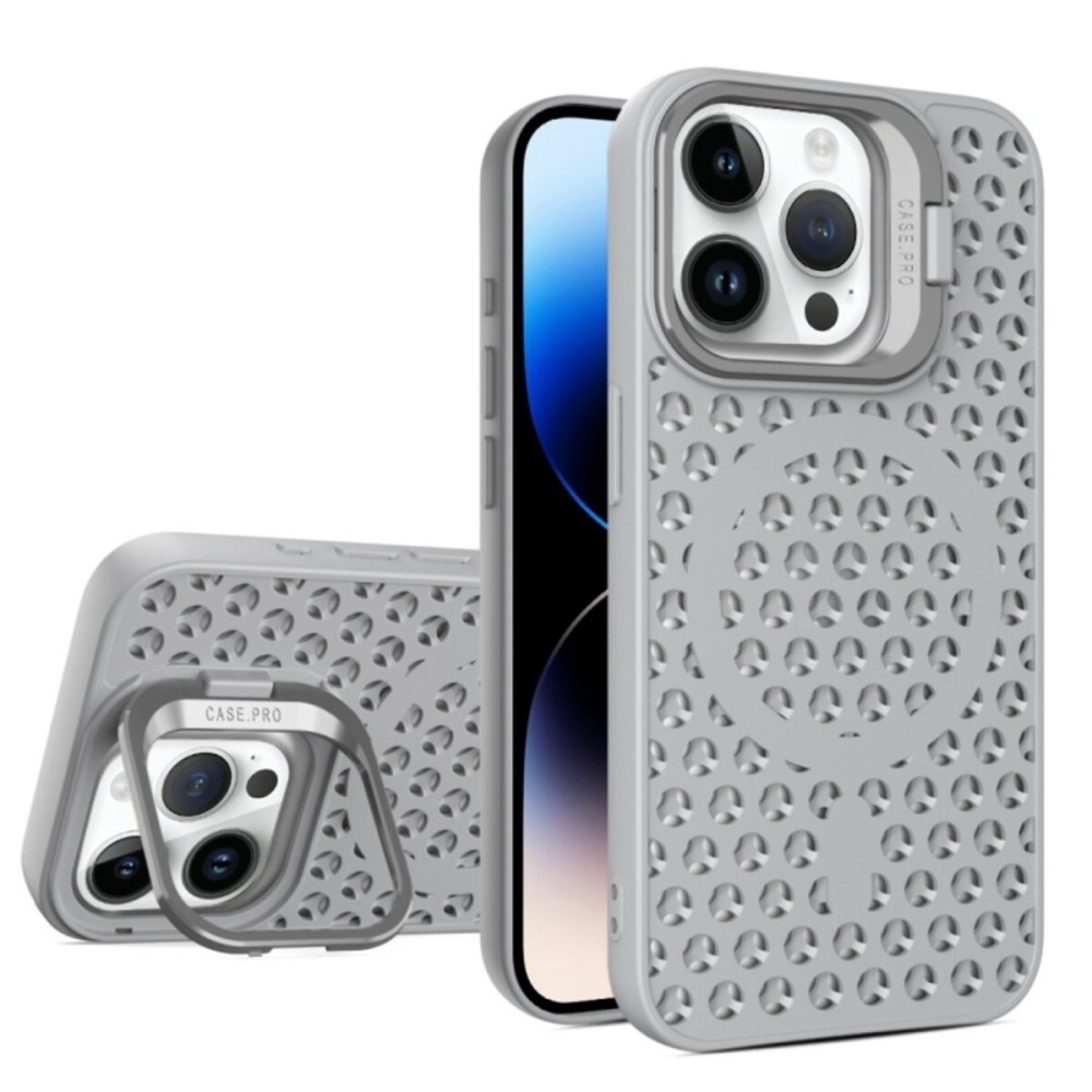 Чехол для смартфона Cosmic Grater Stand для Apple iPhone 14 Pro Серый (GRASTiP14PGrey)