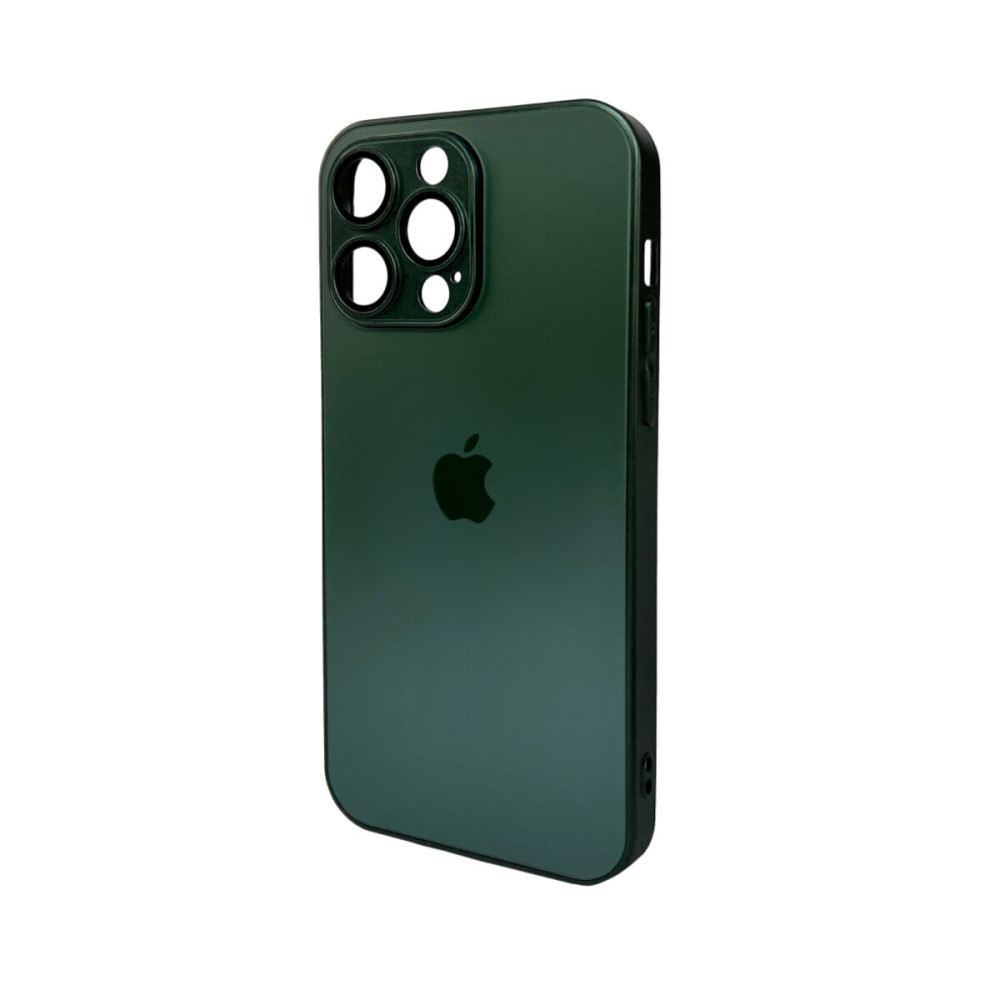 Чехол для смартфона AG Glass Matt Frame Color Logo для Apple iPhone 15 Pro Max Cangling Green (AGMattFrameiP15PMGreen)