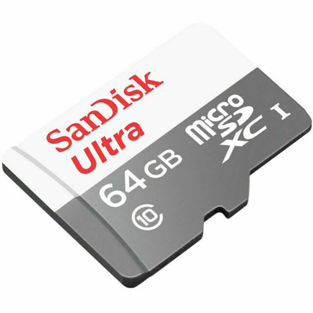 microSDXC (UHS-1) SanDisk Ultra 64Gb класс 10 A1 (100Mb/c) (адаптер SD) (SDSQUNR-064G-GN3MA)