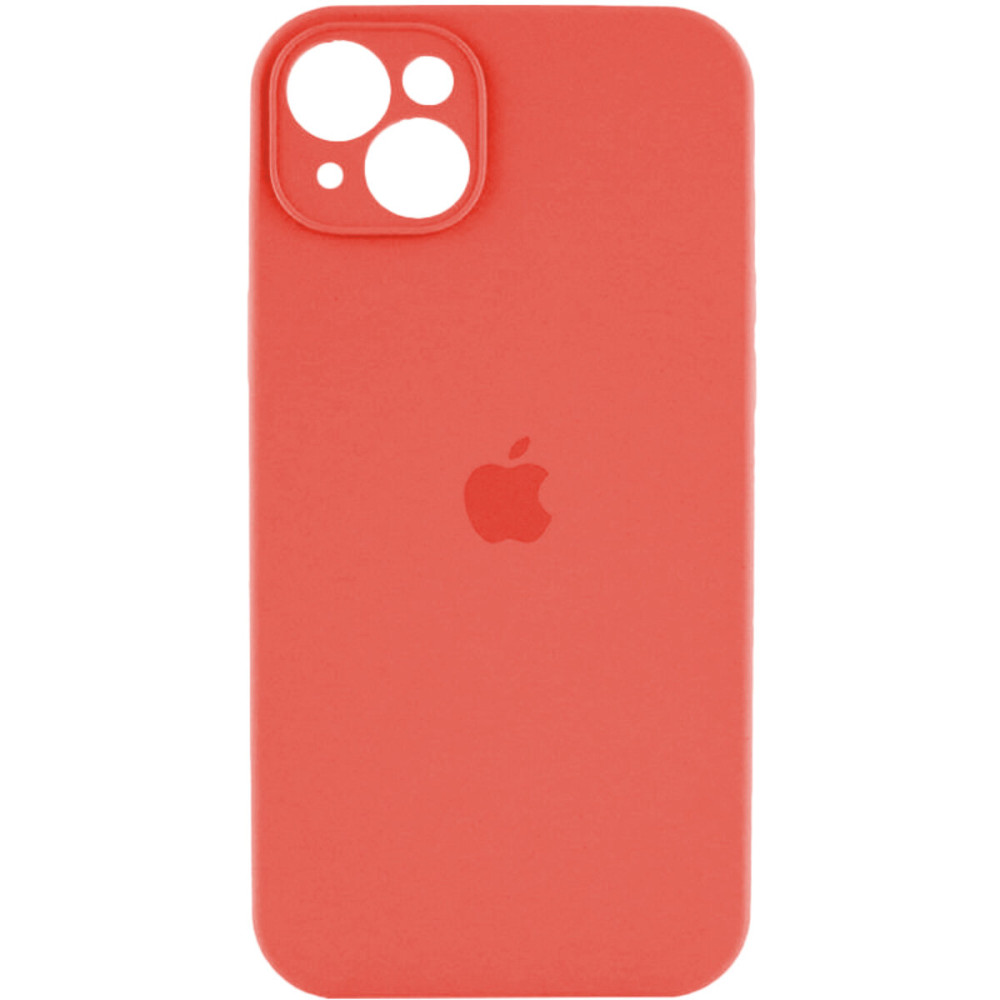 Чехол для смартфона Silicone Full Case AA Camera Protect для Apple iPhone 13 18, Peach (FullAAi13-18)