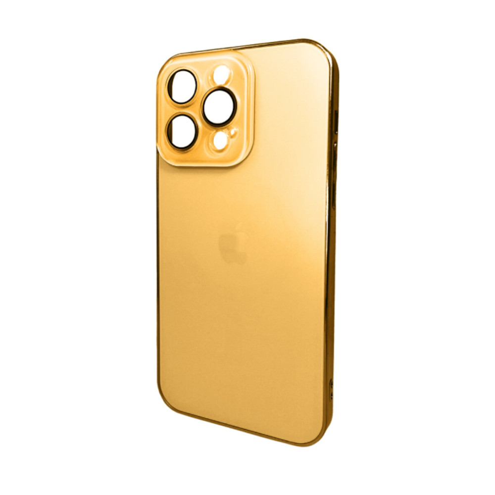 Чехол для смартфона AG Glass Sapphire Frame MagSafe Logo для Apple iPhone 15 Pro Gold (AGSappiFRP15PGold)