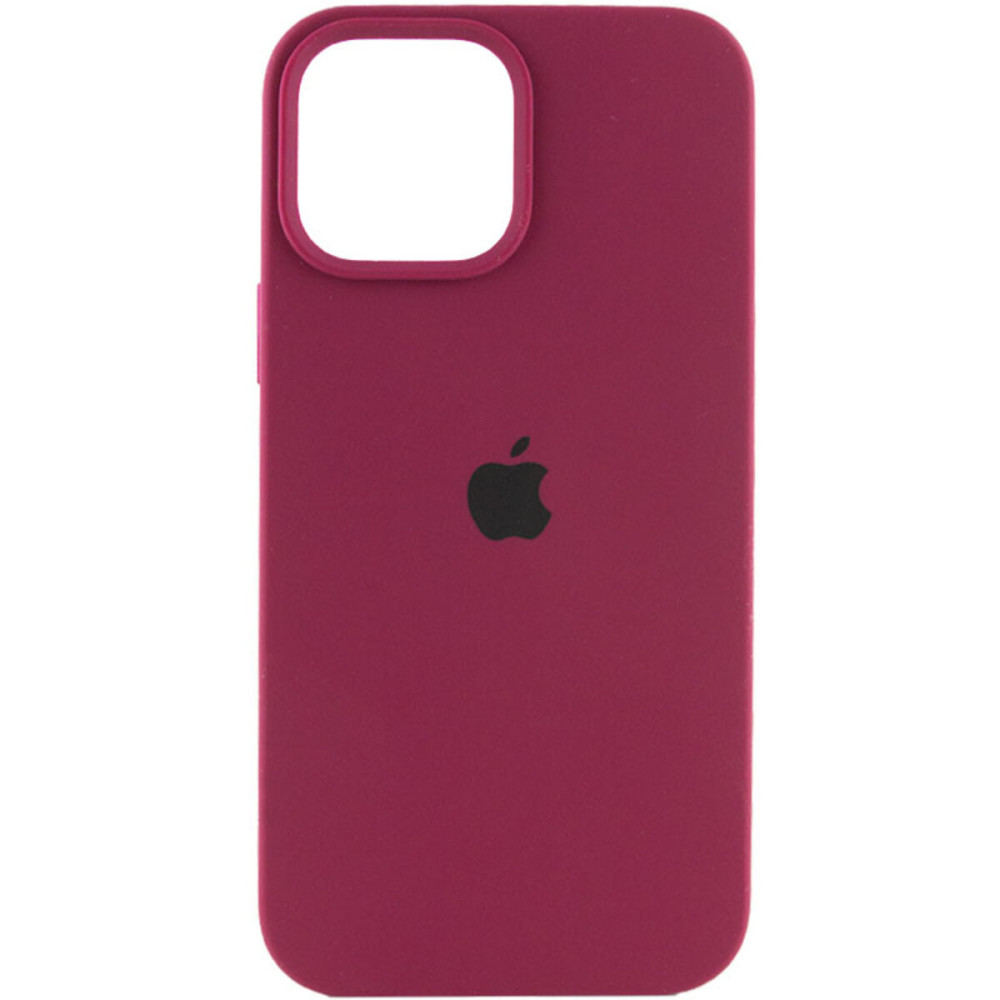 Чехол для смартфона Silicone Full Case AA Open Cam для Apple iPhone 15 Pro Max 35, Марун (FullOpeAAi15PM-35)