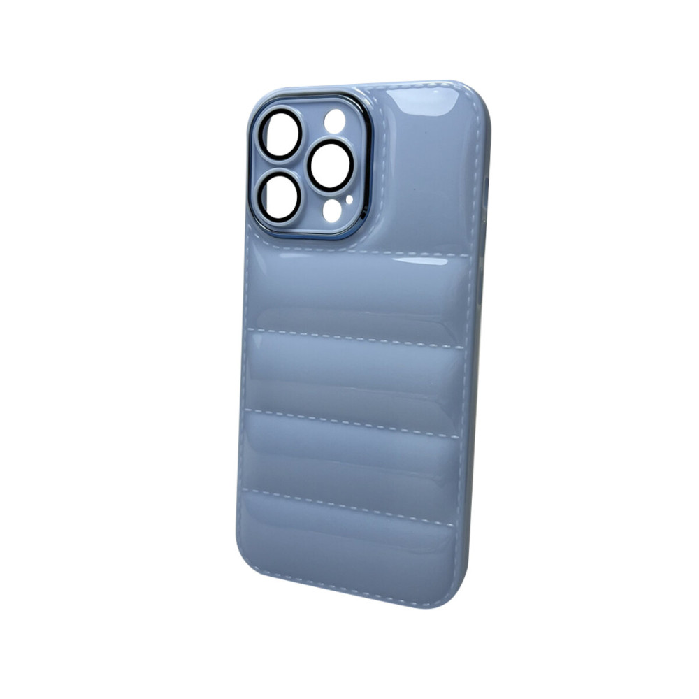 Чехол для смартфона Down Jacket Frame для Apple iPhone 15 Pro Max светло-синий (DoJacFrameiP15PMLBlue)