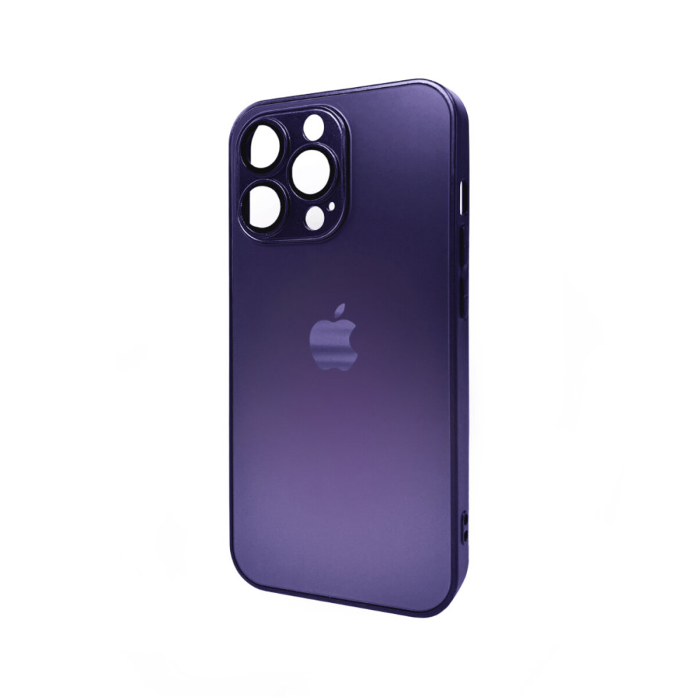 Чехол для смартфона AG Glass Matt Frame Color Logo для Apple iPhone 11 Pro Max Темно-фиолетовый (AGMattFrameiP11PMPurple)