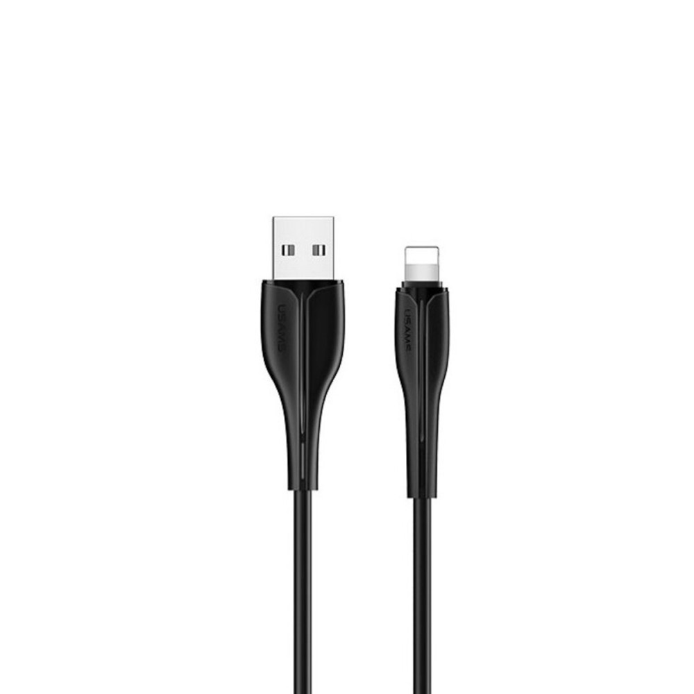 Кабель Usams US-SJ371 U38 Lightning для зарядки и передачи данных 1м черный (SJ371USB01)