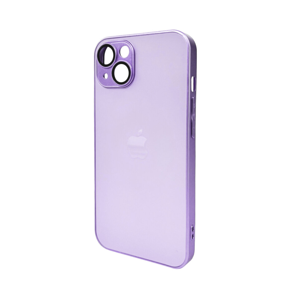 Чехол для смартфона AG Glass Matt Frame Color Logo для Apple iPhone 13 Светло-фиолетовый (AGMattFrameiP13LPurple)