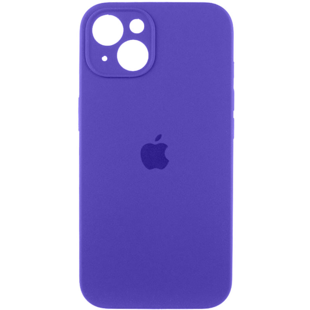 Чехол для смартфона Silicone Full Case AA Camera Protect для Apple iPhone 15 22, Темно-фиолетовый (FullAAi15-22)