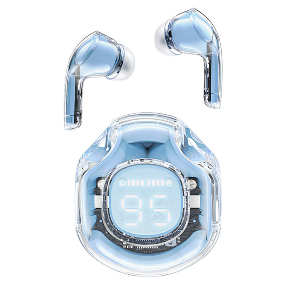 Наушники ACEFAST T8 Crystal color (2) bluetooth earbuds Ice Blue (AFT8IB)