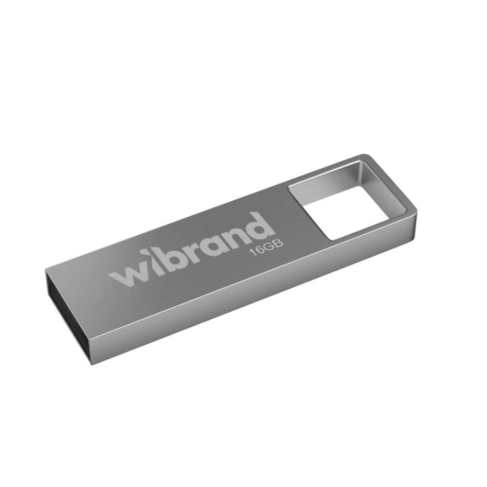 Flash Wibrand USB 2.0 Shark 16Gb Silver (WI2.0/SH16U4S)