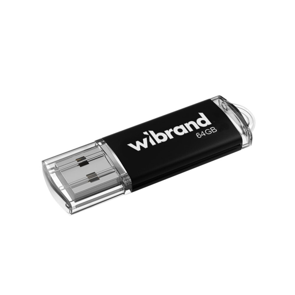 Flash Wibrand USB 2.0 Cougar 64Gb Black (WI2.0/CU64P1B)