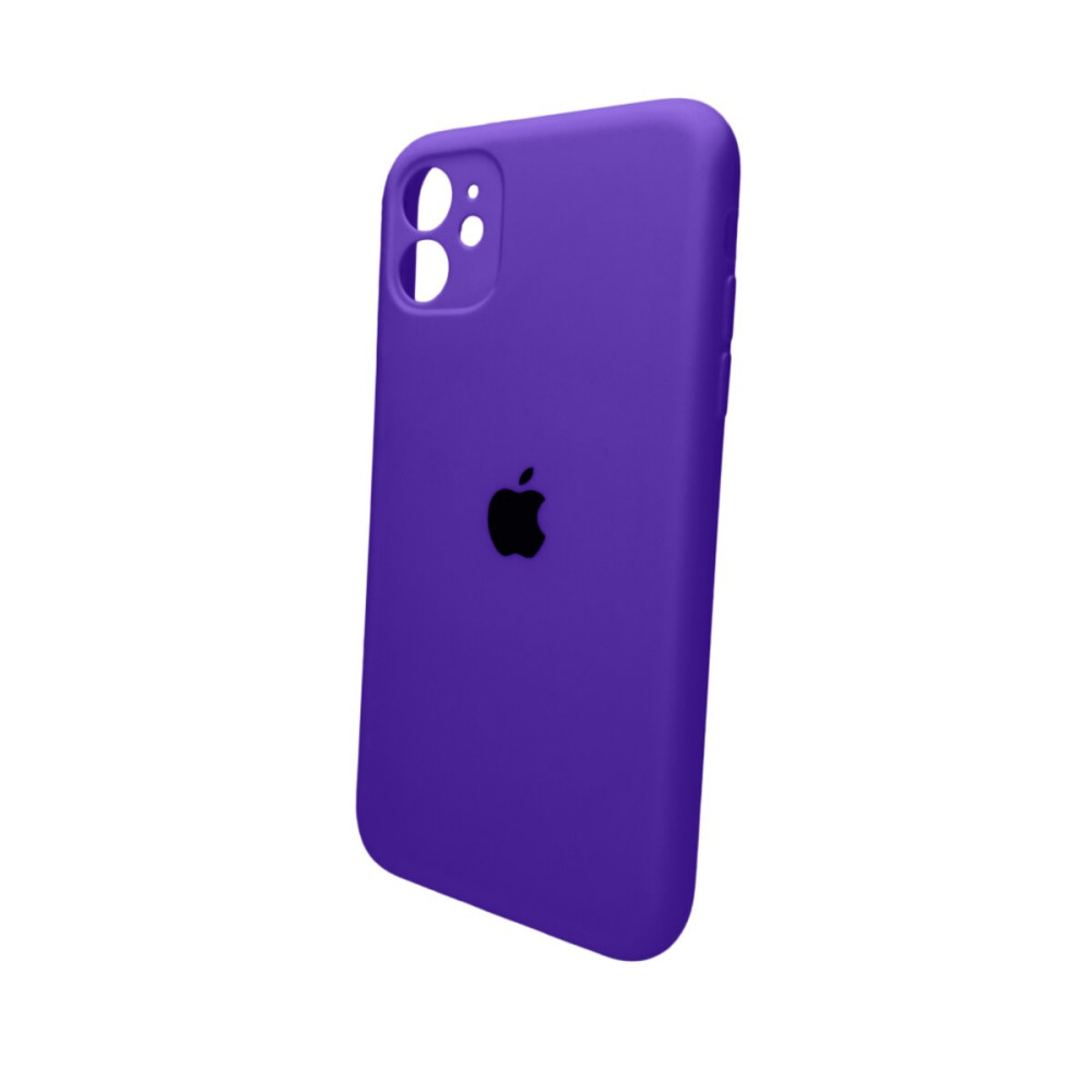 Чехол для смартфона Silicone Full Case AA Camera Protect для Apple iPhone 11 круг 54, Аметист (FullAAKPi11-54)