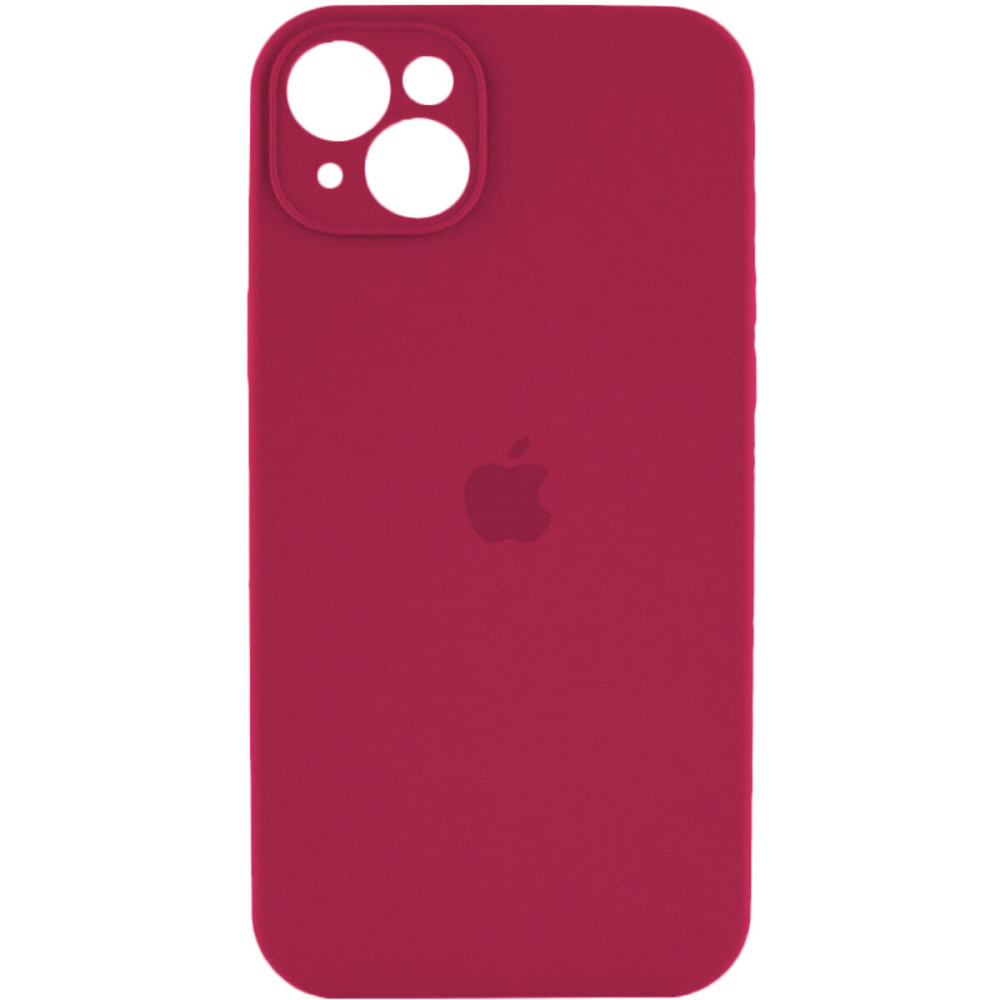 Чехол для смартфона Silicone Full Case AA Camera Protect для Apple iPhone 15 35,Марун (FullAAi15-35)