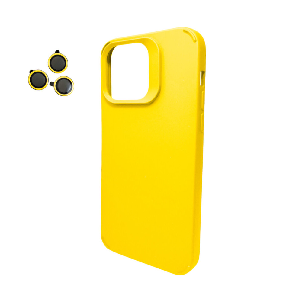 Чехол для смартфона Cosmic Silky Cam Protect для Apple iPhone 15 Жёлтый (CoSiiP15Yellow)